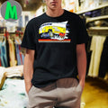 Candy Striper Volkswagen Drag Bus Yellow Retro Garage Shirt