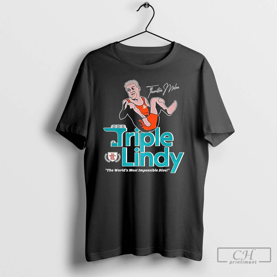 Premium Triple Lindy Back To School 1986 The Worlds Most Impossible Dive T Shirts