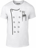 Chef Whites T-Shirt - Men's Funny Cooking Gift Cook Food Outfit Kitchen Costume