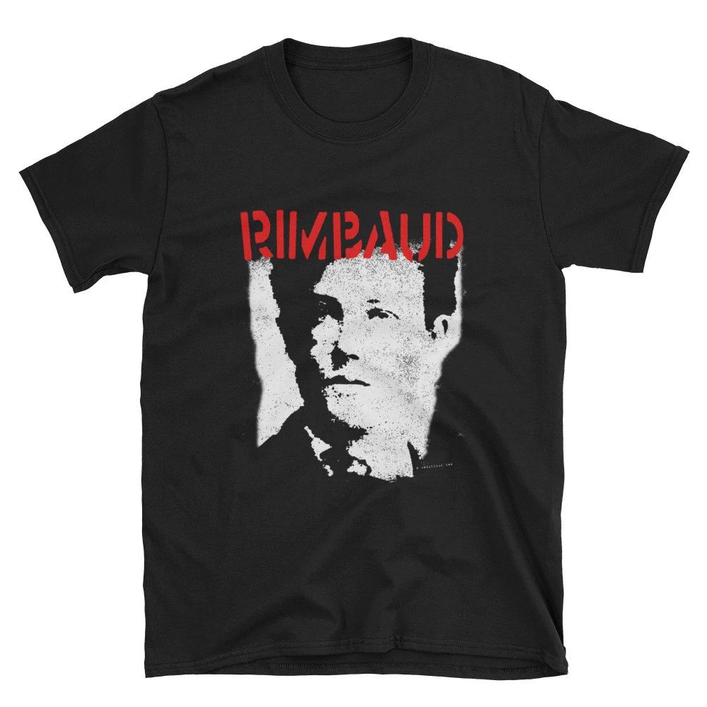 Arthur Rimbaud - limited edition classic black tribute t-shirt