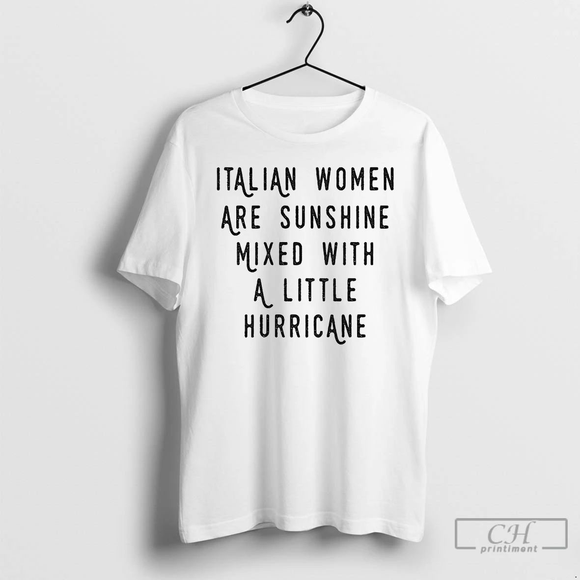 Premium Italian Women Are Sunshine Mixed With A Little Hurricane T Shirts