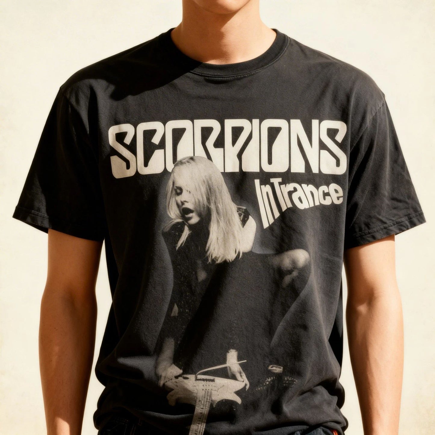 Scorpions In Trance T-Shirt Black Short Sleeve