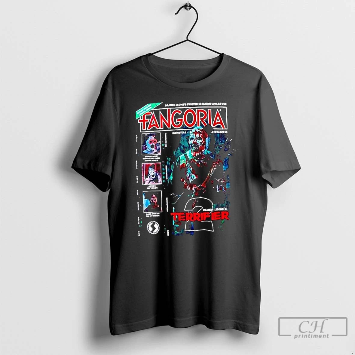 Terrifier 2 Franchise Damien Leones Twisted Creation Cuts Loose Monters T Shirts