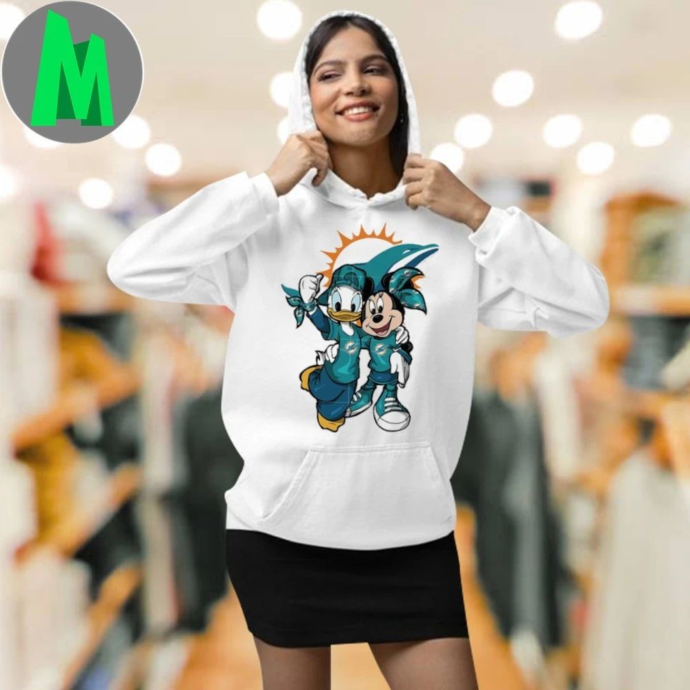 Daisy Minnie Miami Dolphins Logo 2025 Shirt