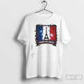 Classic Haunted France Flag Sticker Spooky Tricolor French Decal