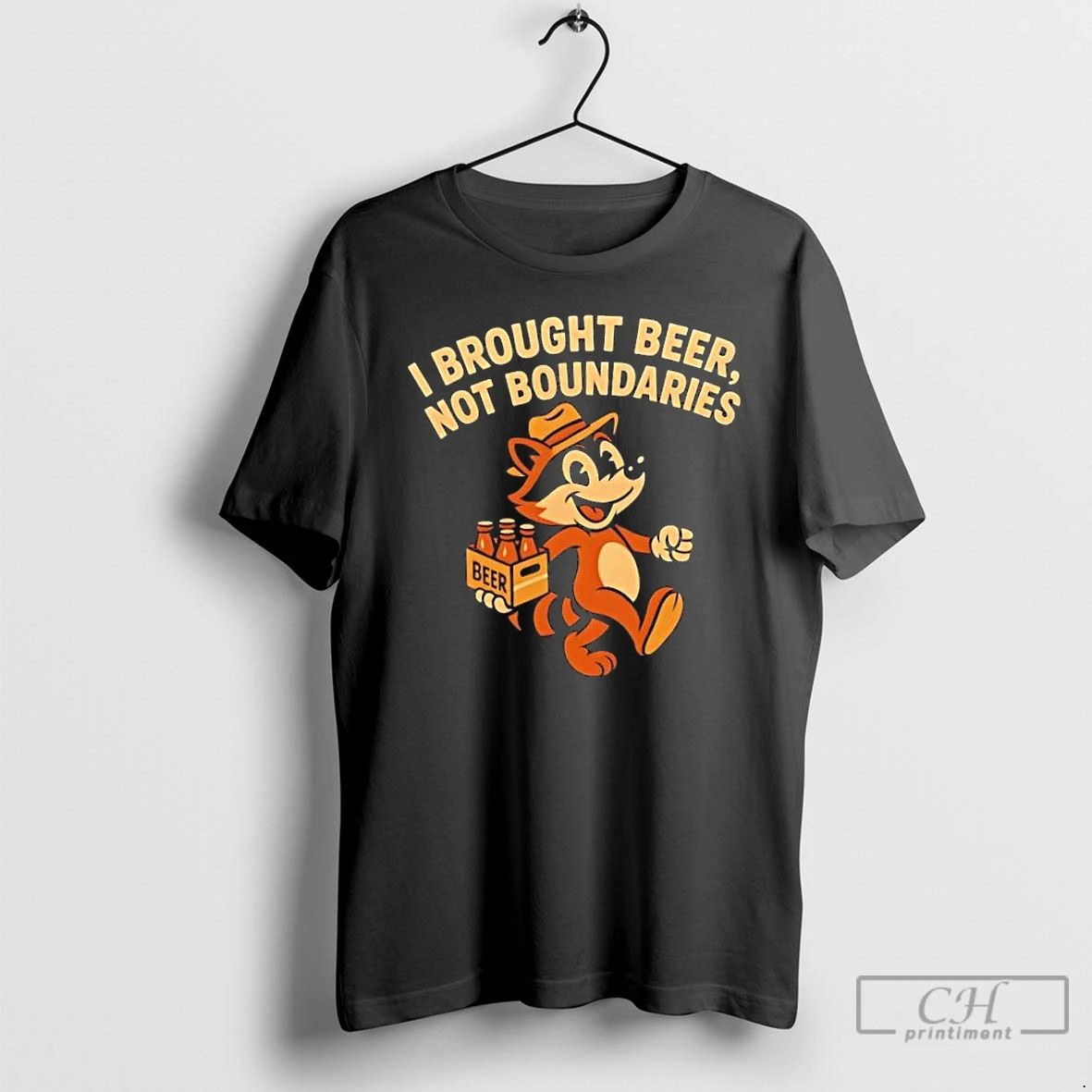 Classic I Brought Beer Not Campsite Boundaries T Shirts