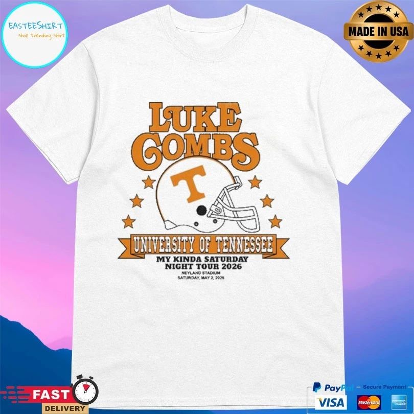 Luke Combs University Of Tennessee My Kinda Saturday Night Tour 2026 Neyland Stadium Saturday May 2 2026 Shirt