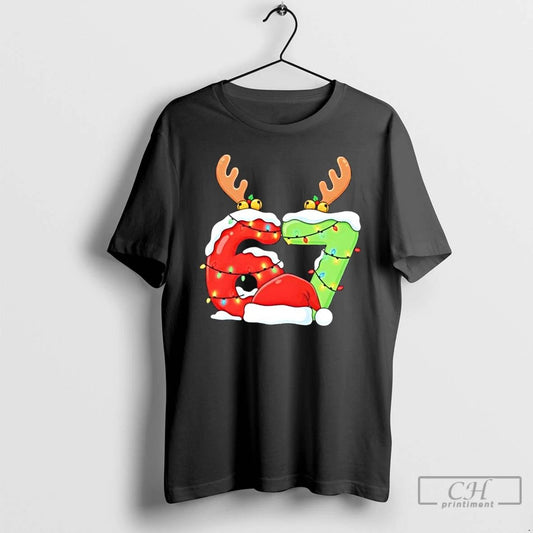 Classic Six Seven 67 Funny Teacher Christmas T Shirts