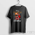 Premium Santa Merry Tennessee Volunteers Mascot Merry Christmas 2025 T Shirts