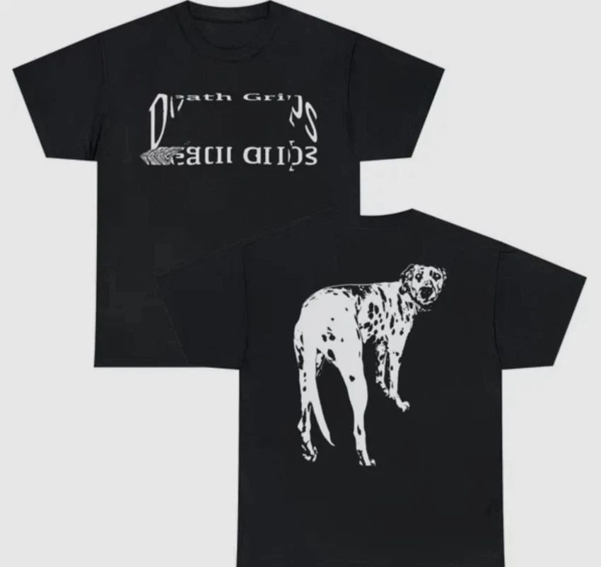 Hot!! DEATH GRIPS Dalmatian Black T-shirt Size S-5XL
