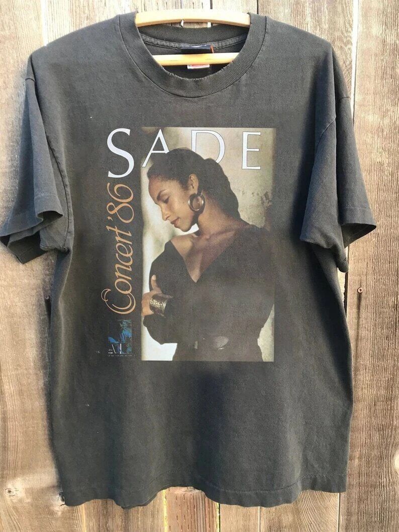80s Sade Adu Graphic T Shirt, Sade Album Diamond Charcoal Unisex T shirt KH2625