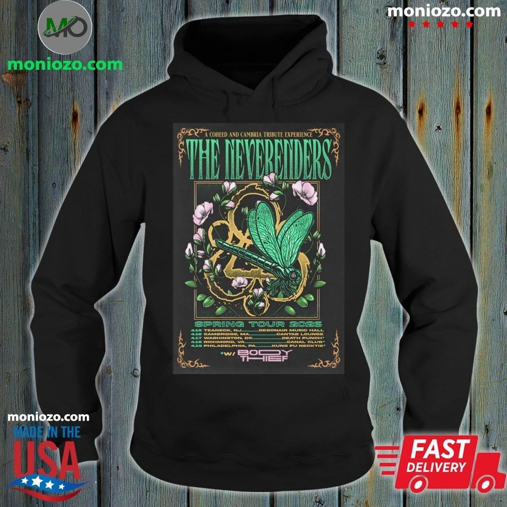 The Neverenders Spring 2026 Tour Poster Shirt
