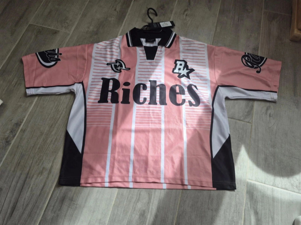 Riches Paris brand pink oversized short sleeve t-shirt. Size M.