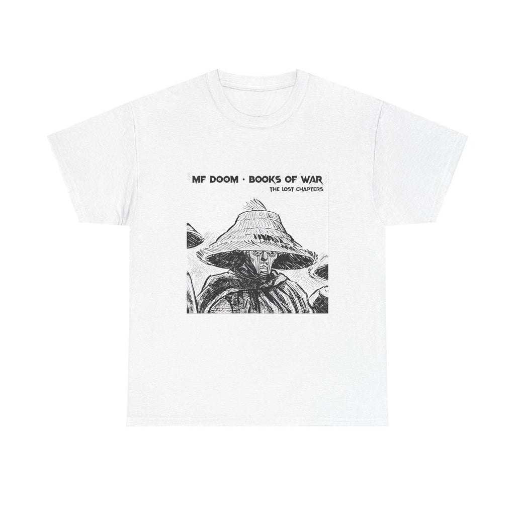 MF DOOM Books of War Art Graphic Print Unisex Heavy Cotton T-Shirt