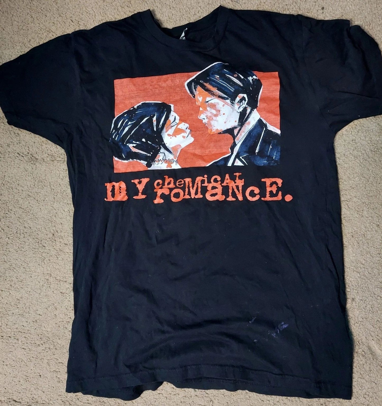 My Chemical Romance T Shirt  Sz M Three Cheers For Sweet Revenge Emo Reprint