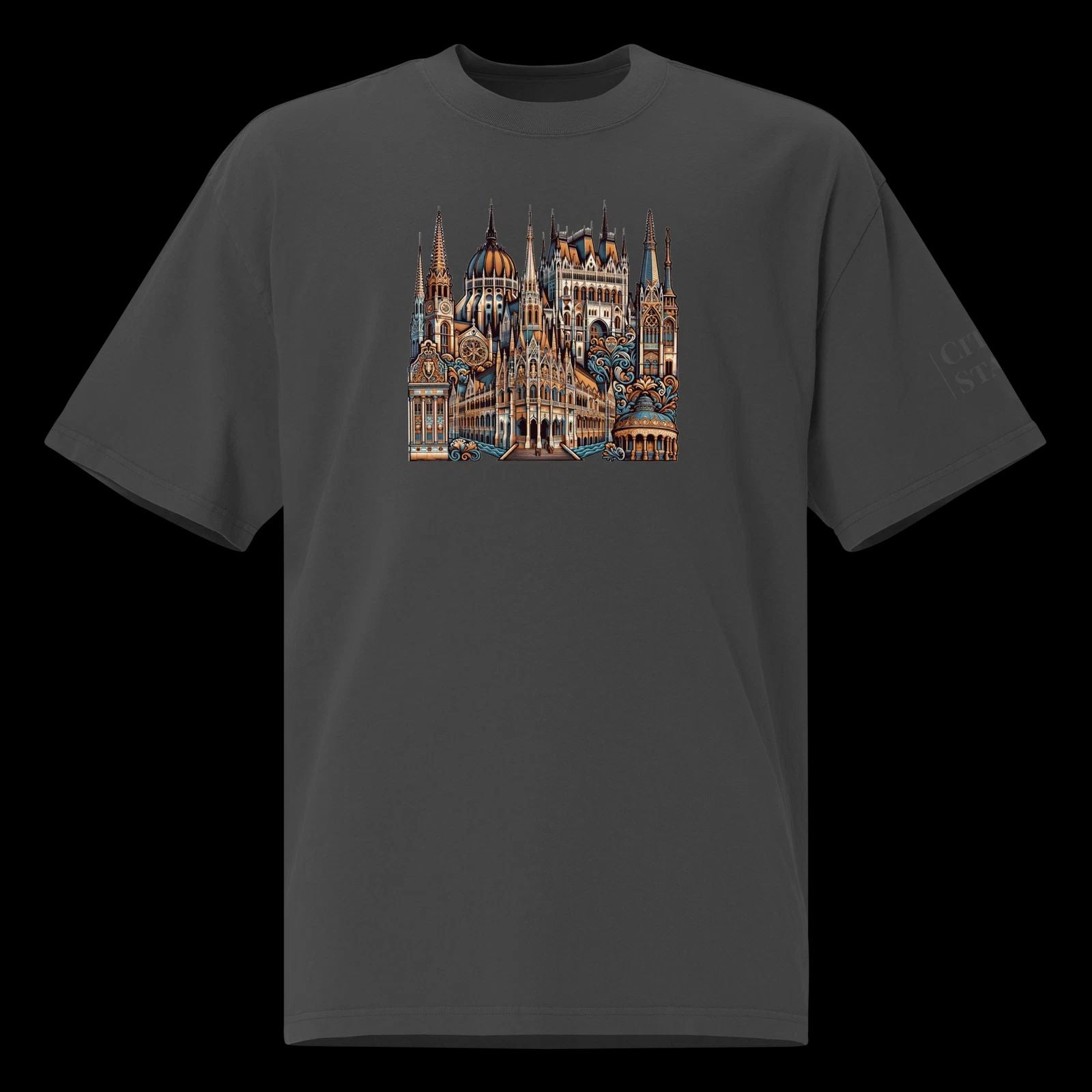 Oversized faded t-shirt (HUNGARY)