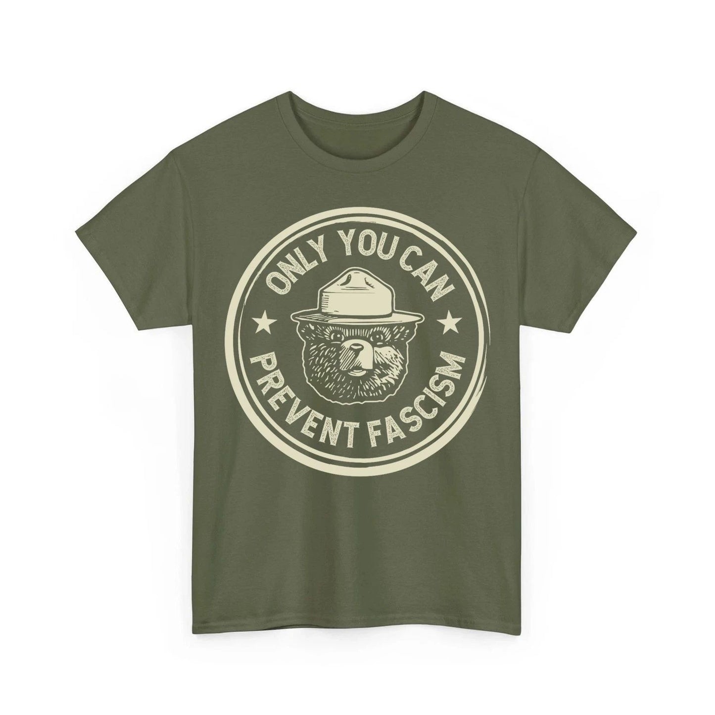 Vintage Smokey The Resist Bear Only You Can Prevent Fascism Unisex T-Shirt
