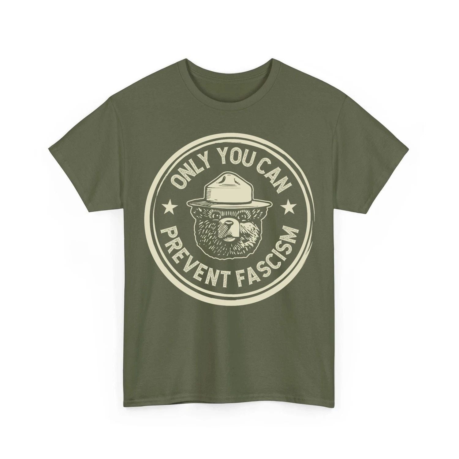 Vintage Smokey The Resist Bear Only You Can Prevent Fascism Unisex T-Shirt