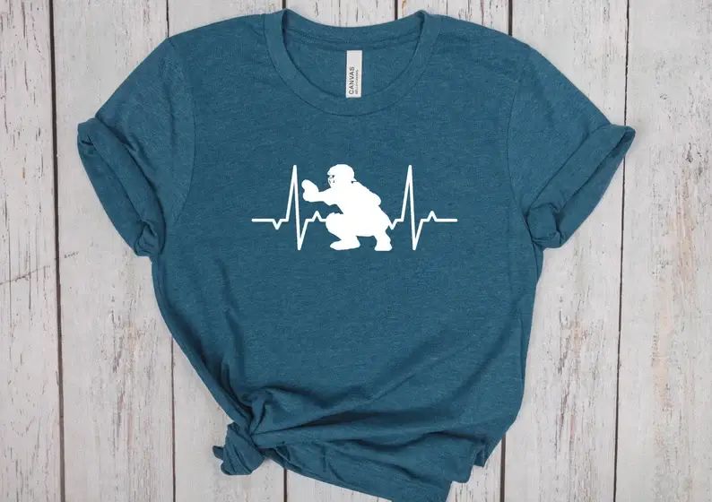 Baseball Heart Beat T-Shirt