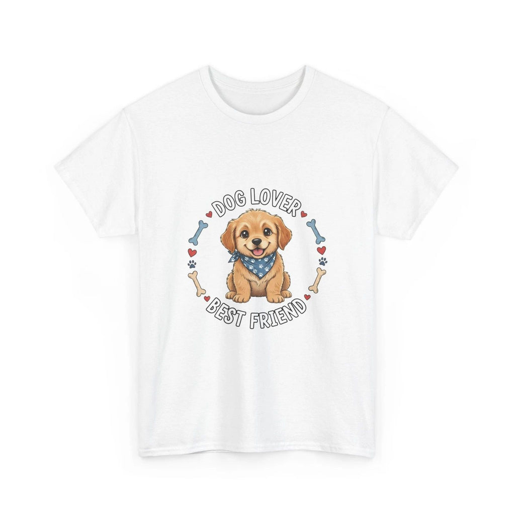 Dog Lover Best Friend T-Shirt | Cute Puppy Graphic Tee, Cute Pet Animal Tee
