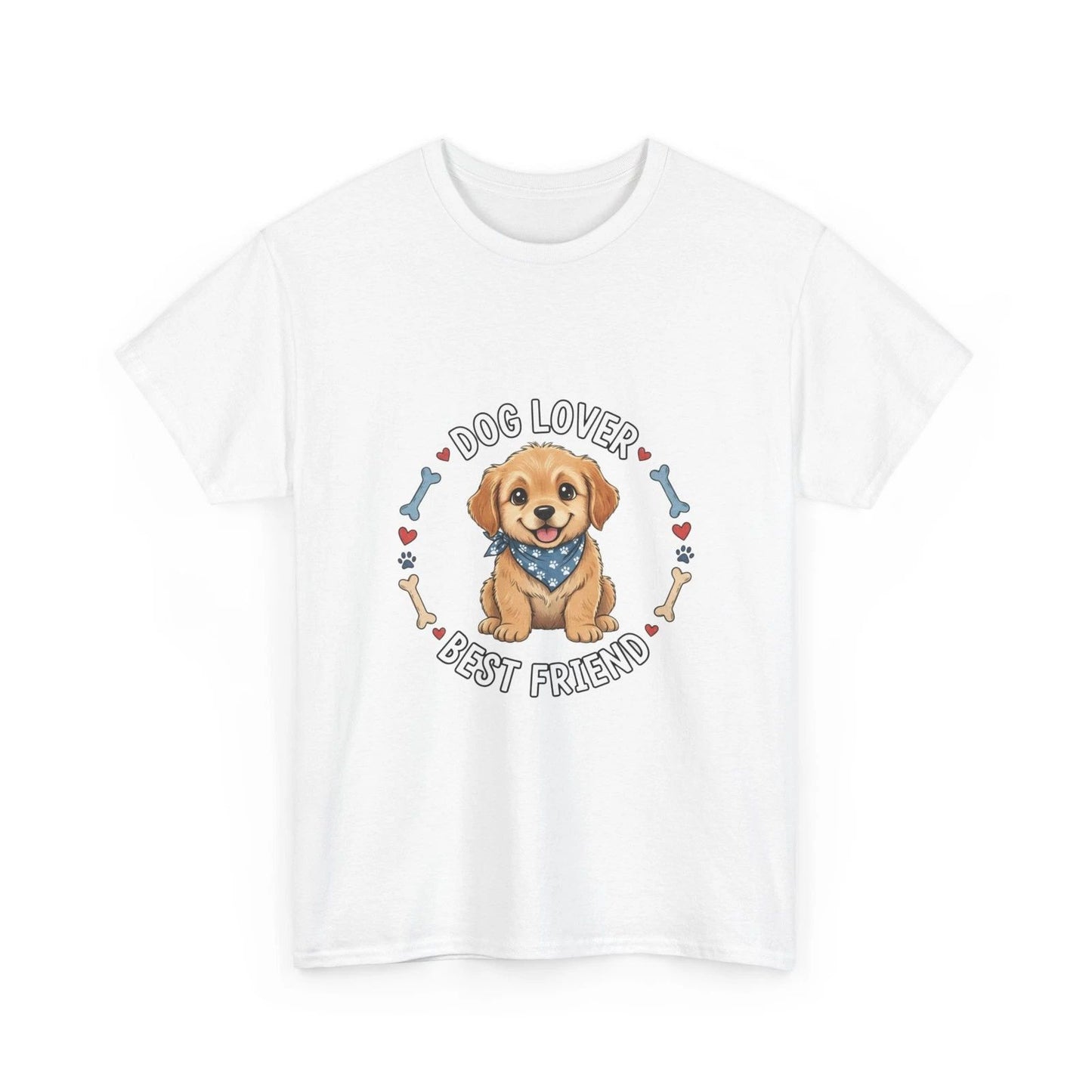 Dog Lover Best Friend T-Shirt | Cute Puppy Graphic Tee, Cute Pet Animal Tee
