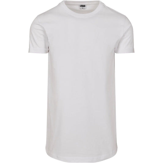 Urban Classics Short Shaped Turn Up Tee Men's T-Shirt Cotton Slim Fit Jersey