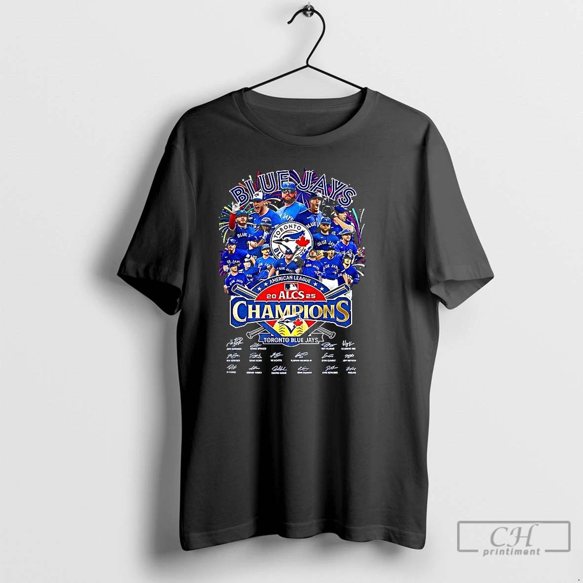 Classic Toronto Blue Jays Baseball 2025 Alcs Champions Players Signature T Shirts