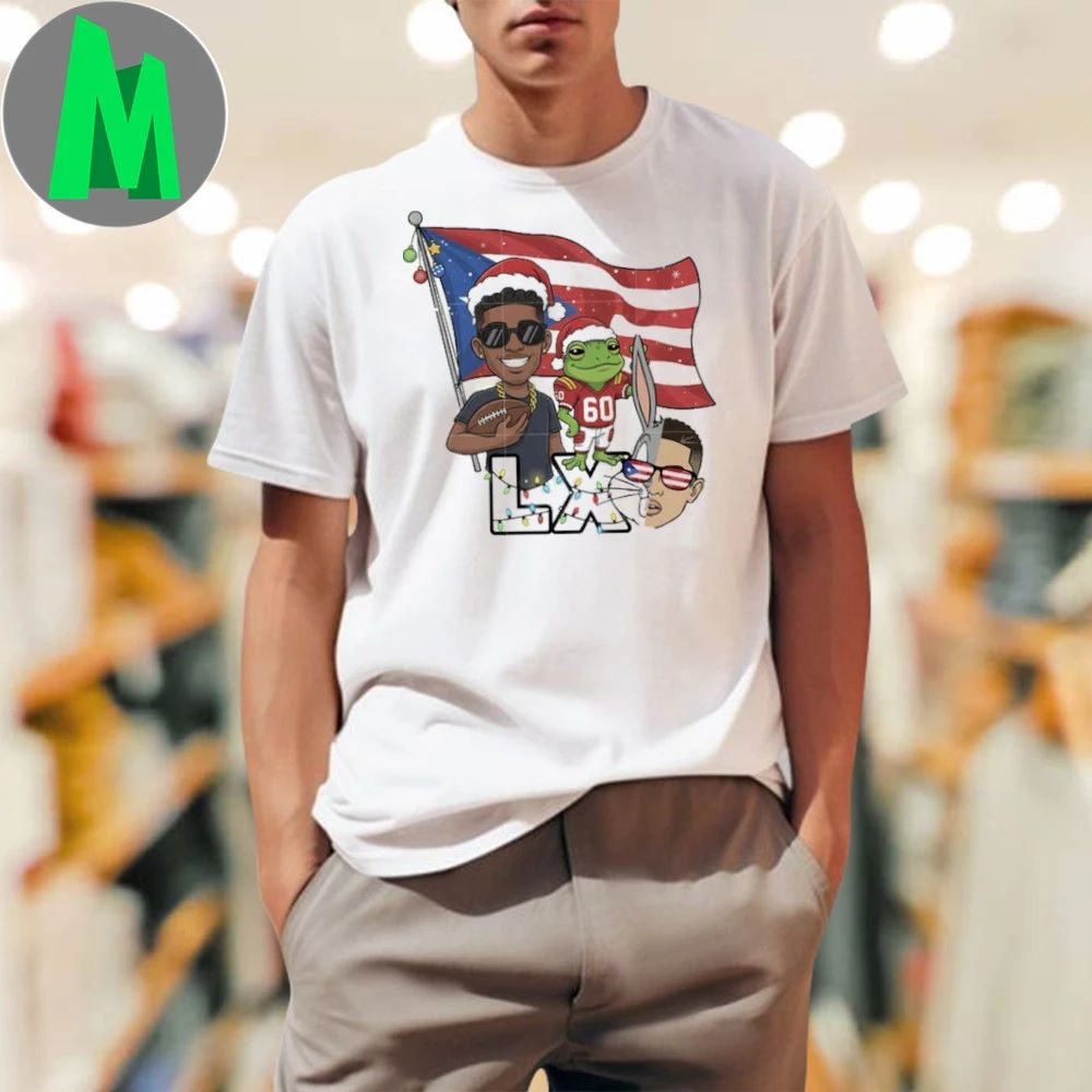 Original Bad bunny with frog lix christmas bad bunny frog Shirt
