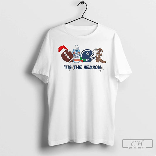 Premium Dallas Cowboys Tis The Season Christmas T Shirts