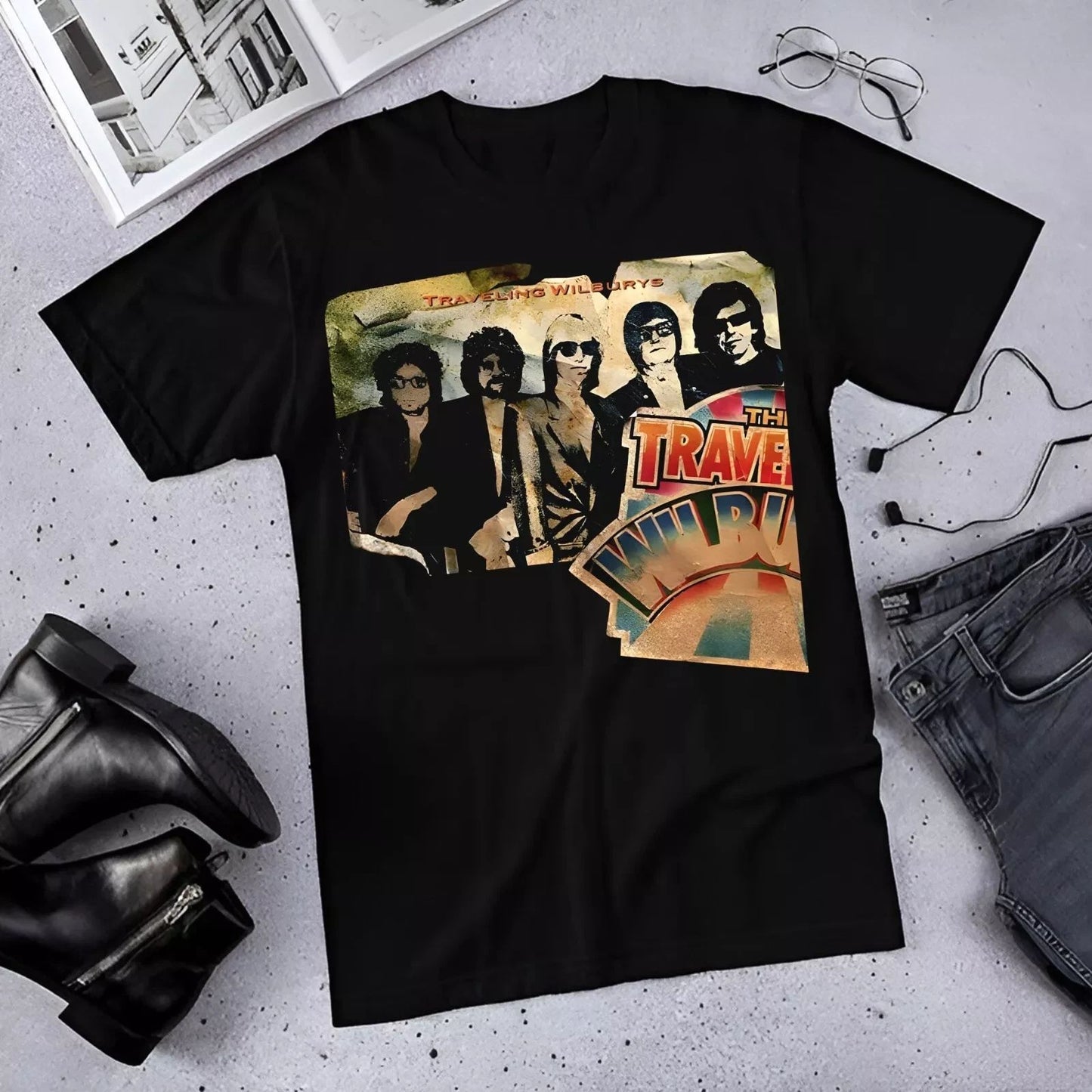 Traveling Wilburys Logo shirt poster all size s-5xl album NQ2306