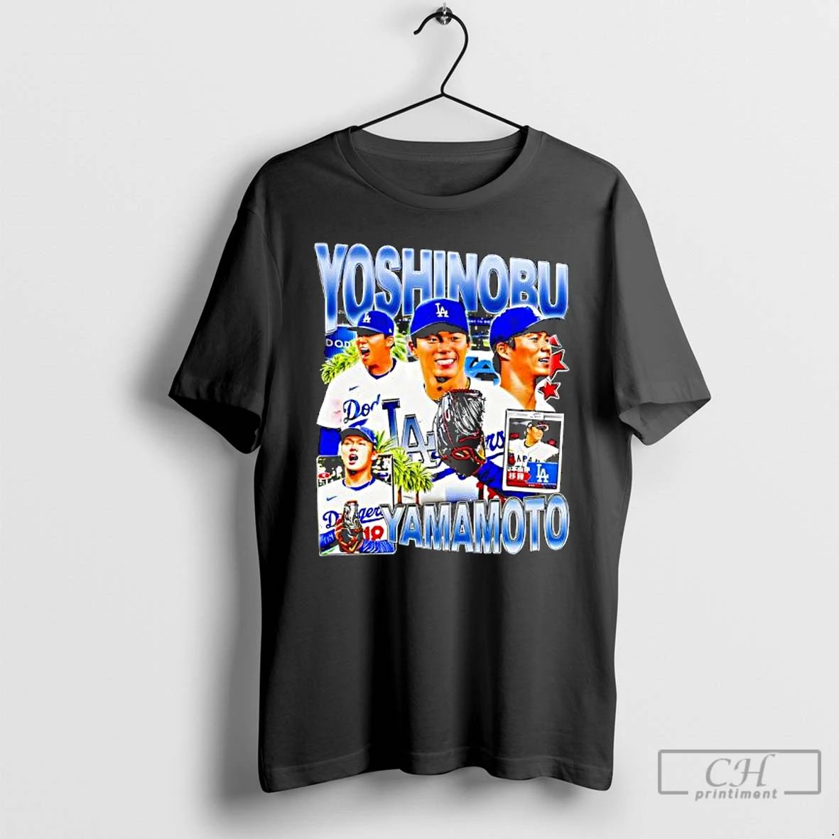 Classic Yoshinobu Yamamoto La Dodger Baseball T Shirts