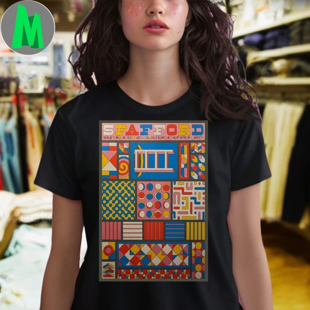 Spafford Atlanta Ga Variety Playhouse Jan 17 2026 Poster Shirt