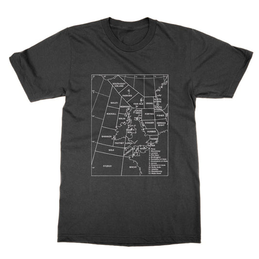 Shipping Forecast t-shirt nerd dad father retro 80s tee present gift
