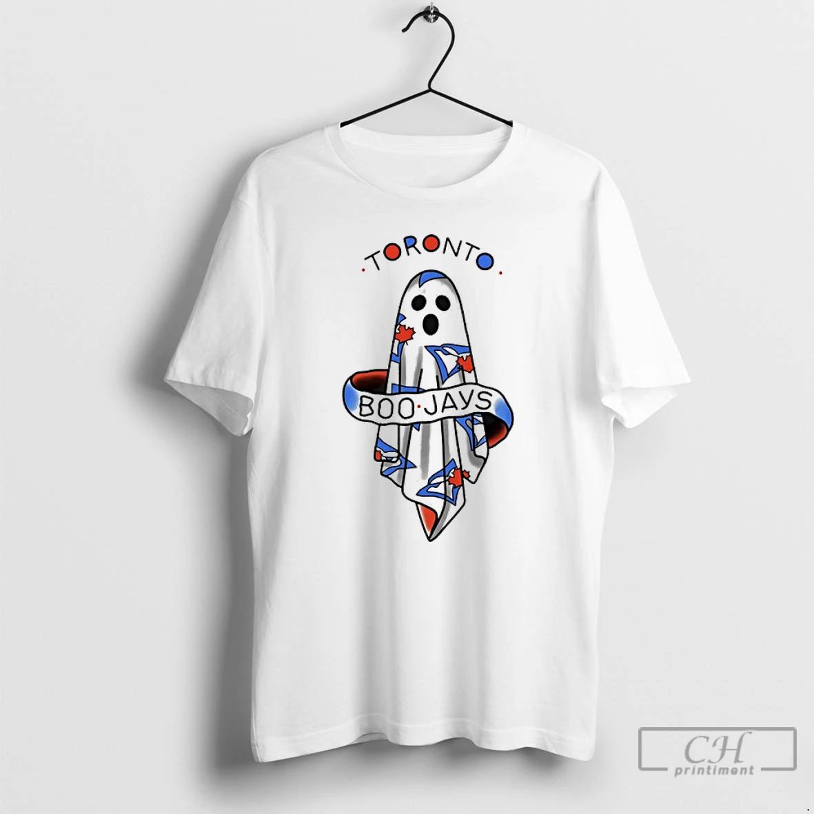Classic Toronto Boo Jays Ghost Parody Logo T Shirts