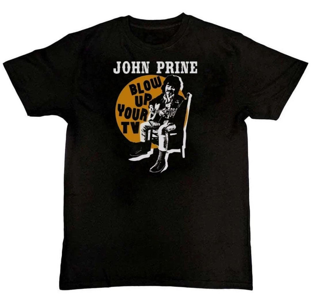 Vtg John Prine Blow Up Your TV Graphic Print Unisex T-Shirt S M L XL 2 3 4 XL
