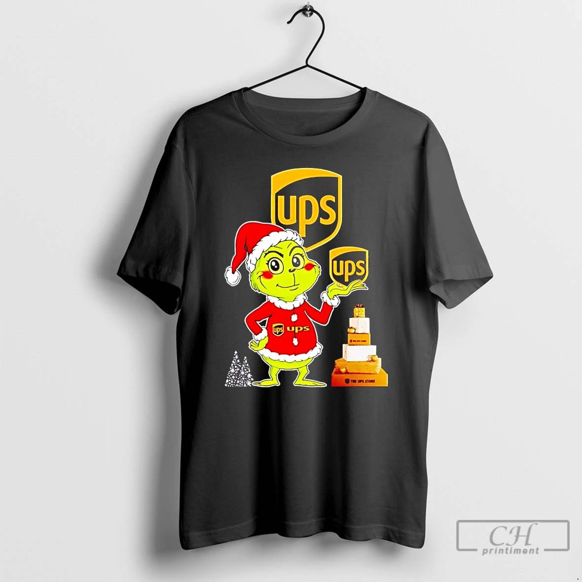 Classic Santa Grinch Ups Christmas T Shirts