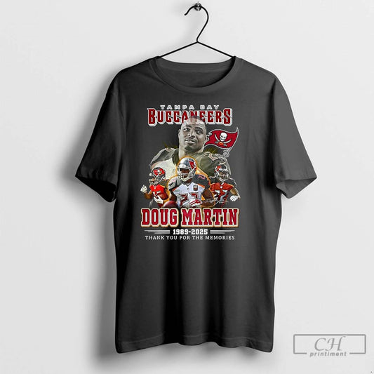 Classic Doug Martin Tampa Bay Buccaneers 1989 2025 Thank You For The Memories Signature