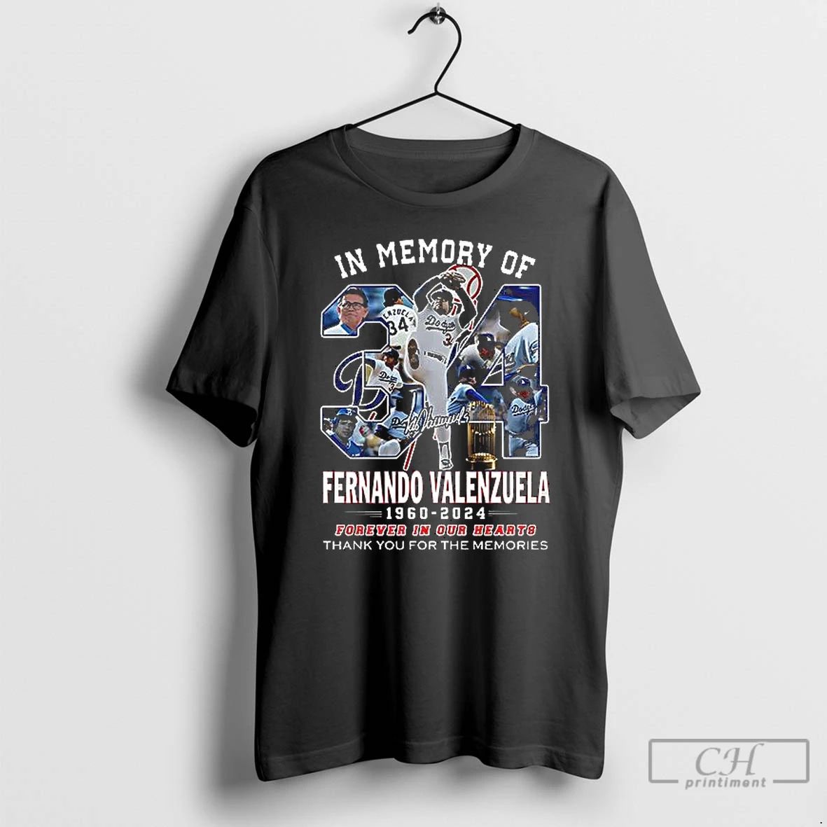 Classic Dodgers In Memory Of Fernando Valenzuela Forever In Our Hearts T Shirts