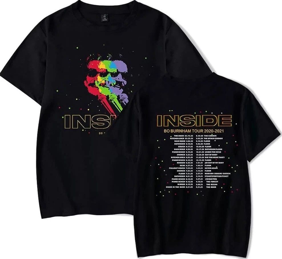 Hot!!1 Bo Burnham Inside Tour 2020-2021 Comedy T-shirt, size S-5XL