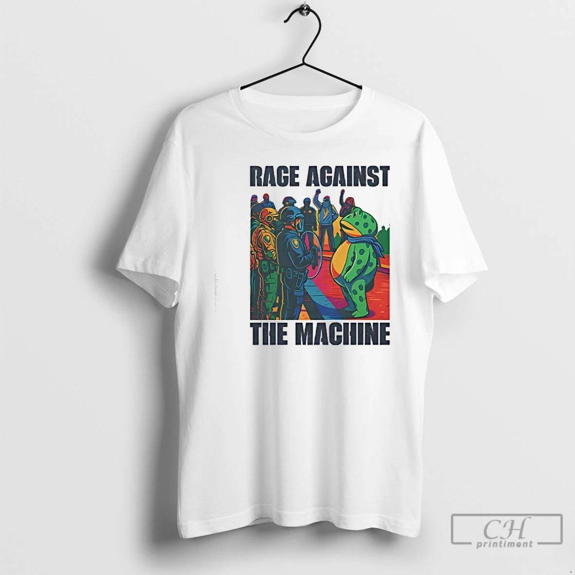 Premium Portland Frog Anti Ice Rage Against The Machine T Shirts