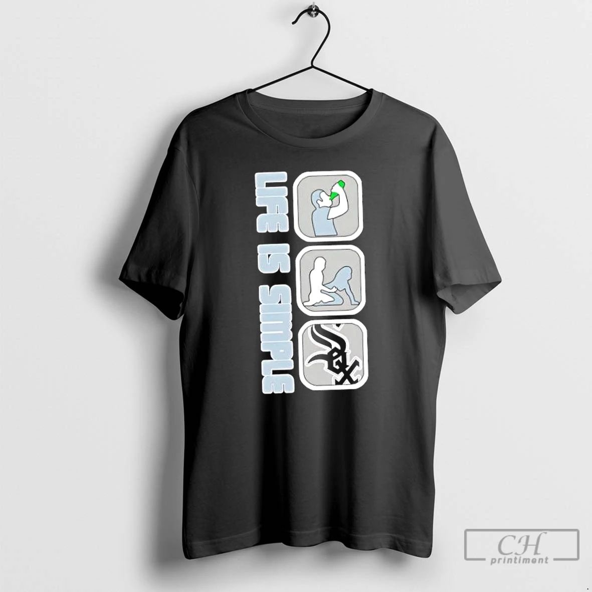 Classic Chicago White Sox Baseball Life Is Simple T Shirts
