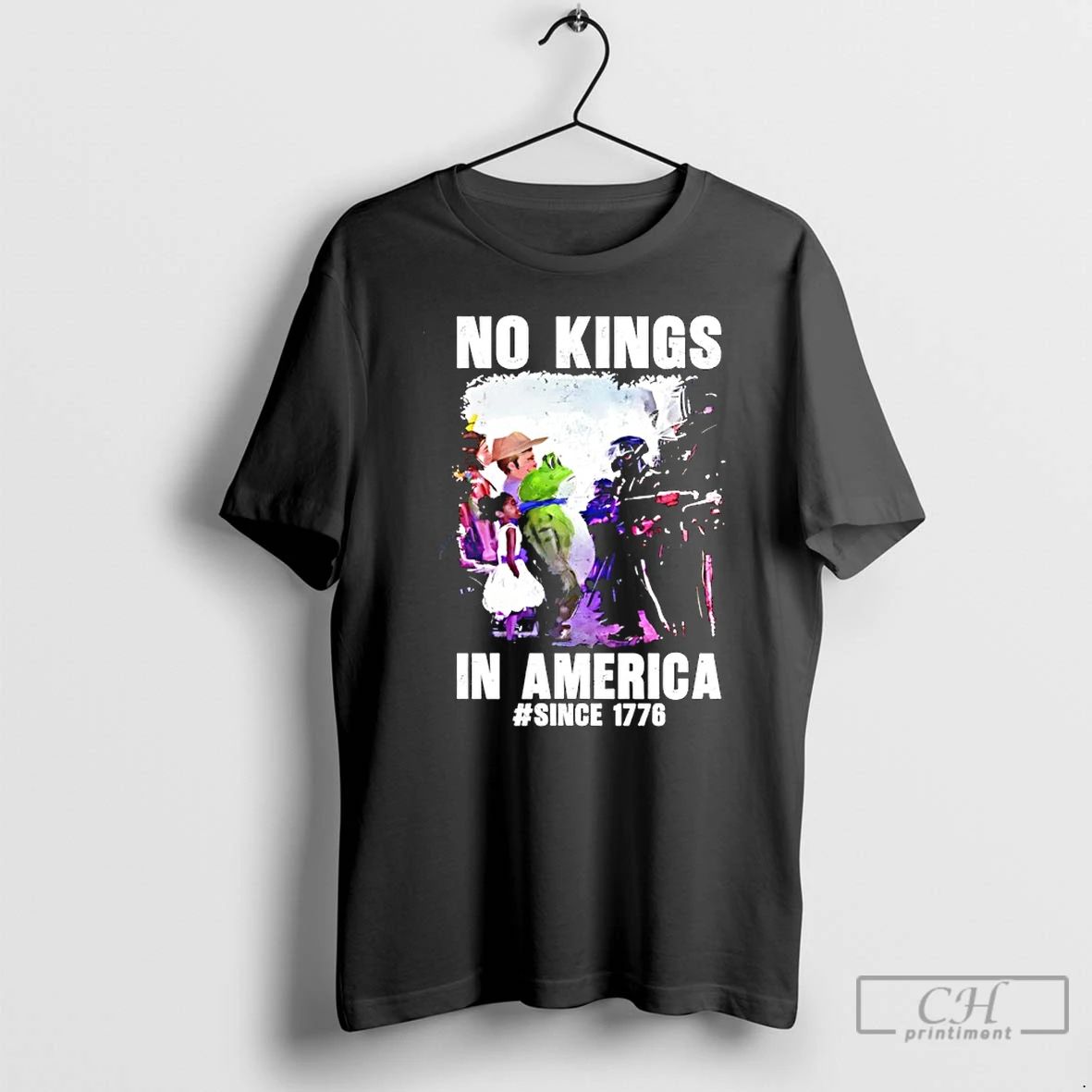Classic No Kings In America Frog T Shirts