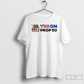 Premium Nov 4 Yes On Prop 50 Bear With American Flag T Shirts