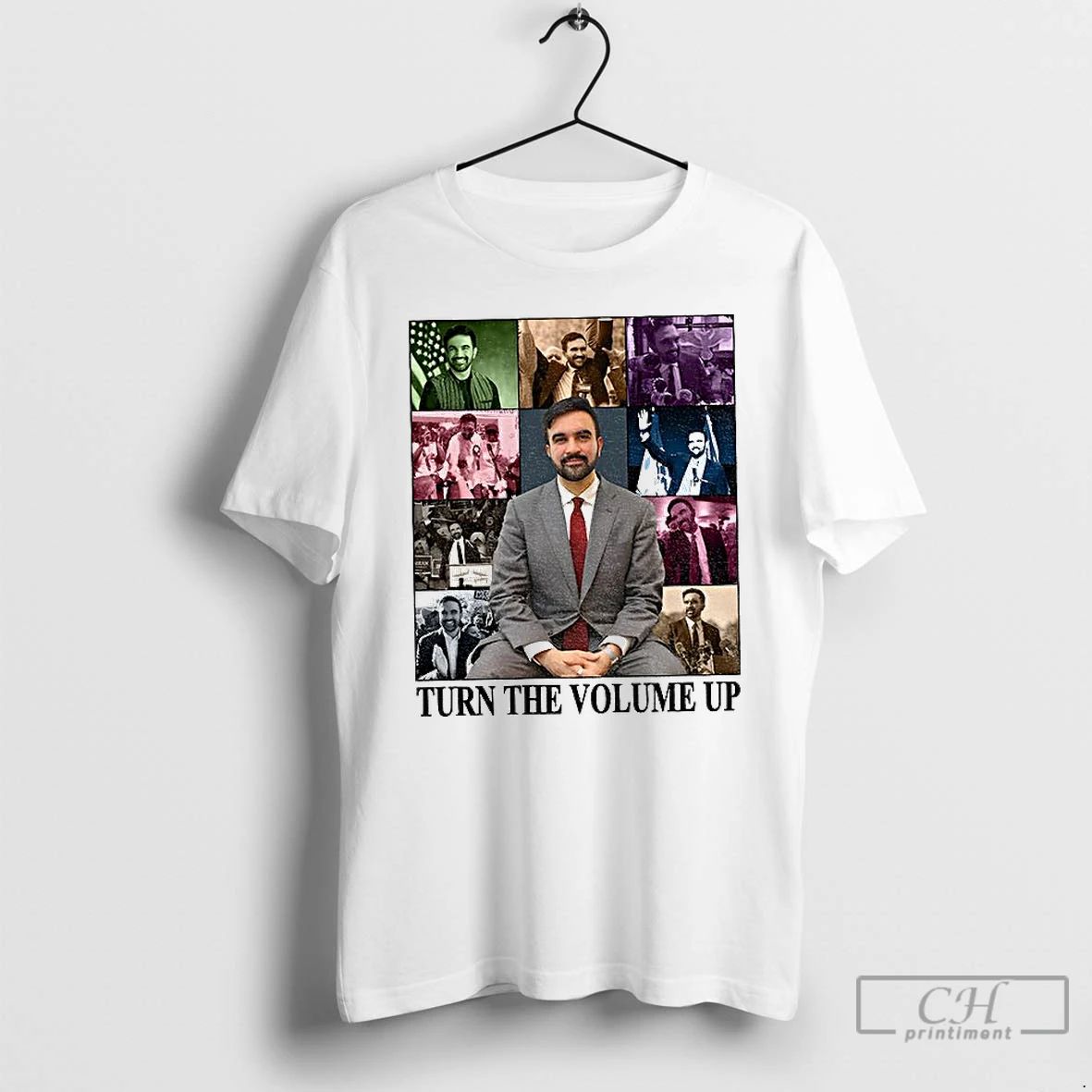 Premium Zohran Mamdani Turn The Volume Up Nyc 2026 The Eras Tour Vintage T Shirts