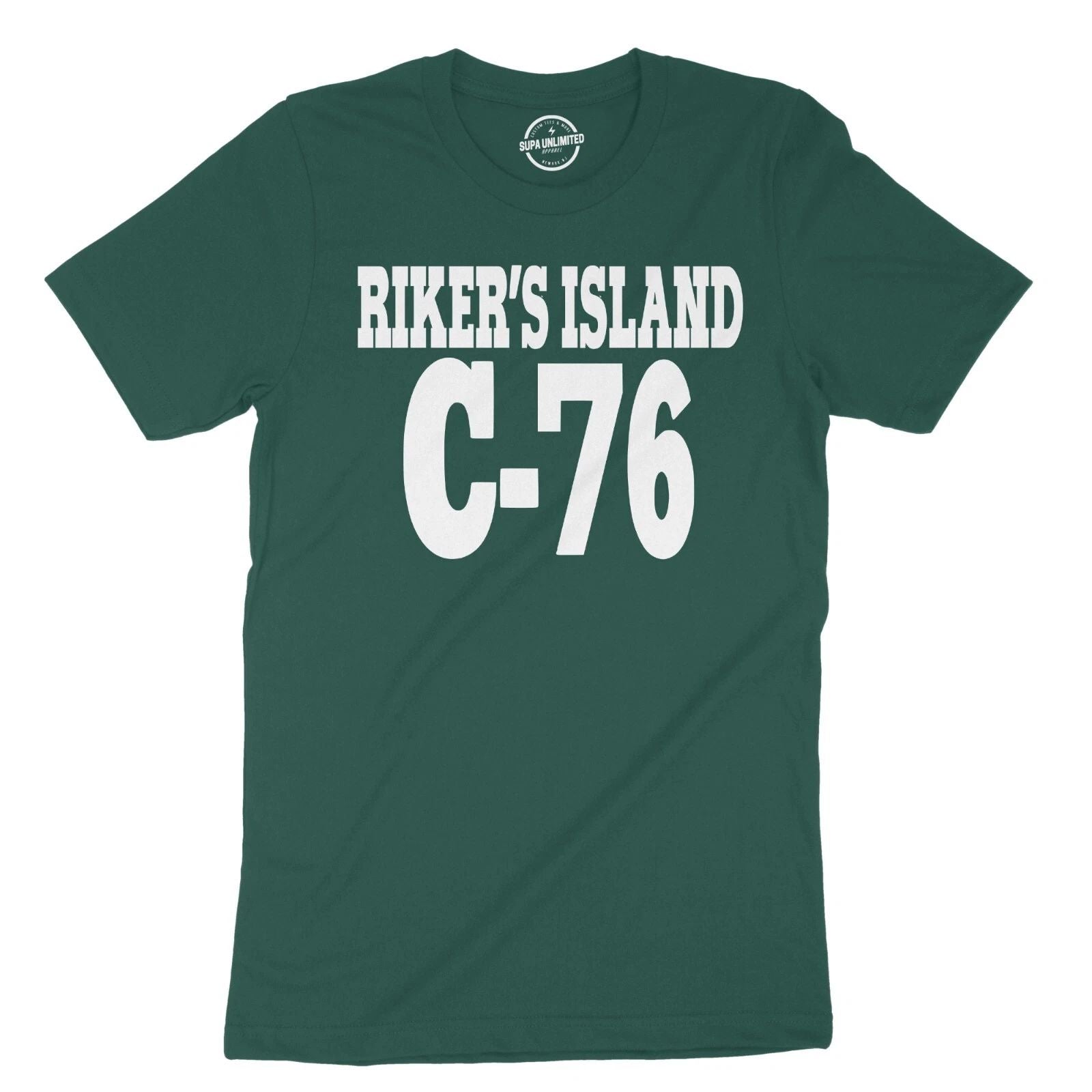 Rikers Island C-76 T-Shirt – NYC Jail Inspired Streetwear Tee