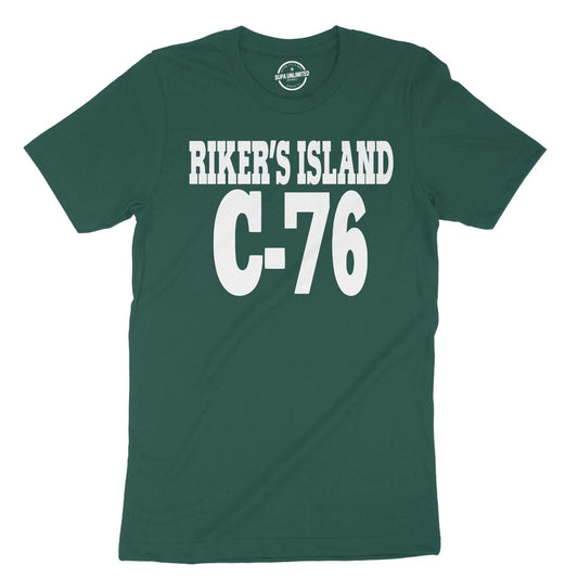 Rikers Island C-76 T-Shirt – NYC Jail Inspired Streetwear Tee
