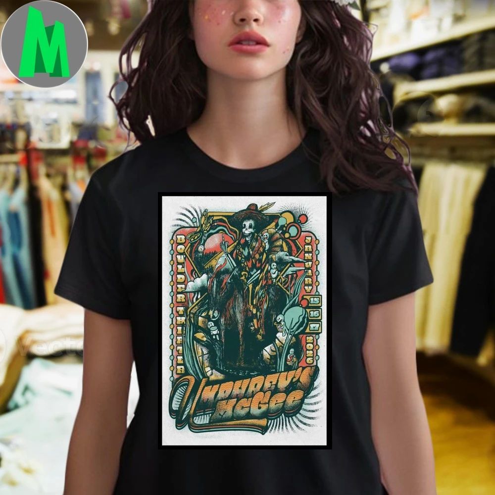 Umphrey’s Mcgee Boulder Theater January 15-17 2026 Poster T-Shirt