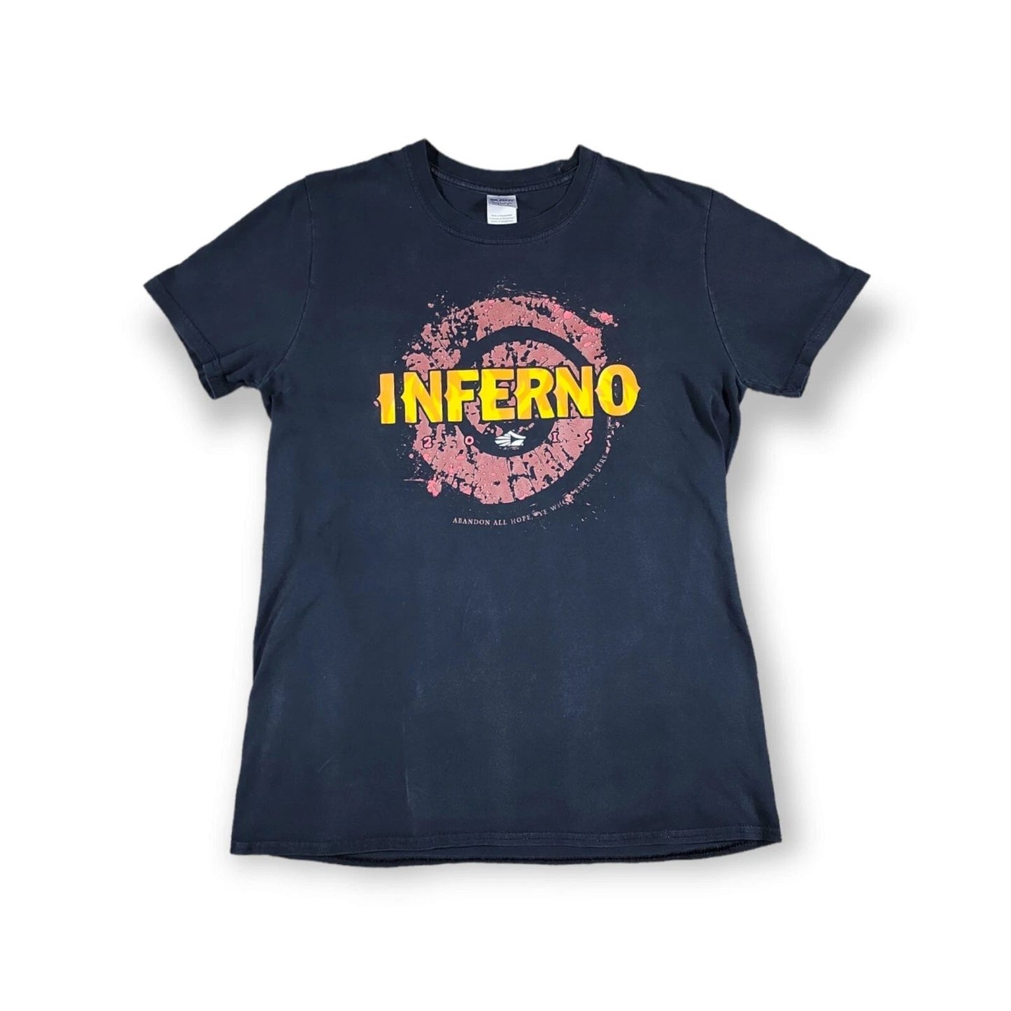 INFERNO 2015 Abandon All Hope Tour Graphic T Shirt Black Men's Size Medium