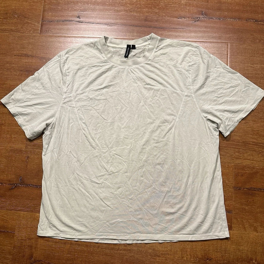 Entire Studios T Shirt Men M Beige Oversized Relaxed Fit Boxy Minimal City Japan