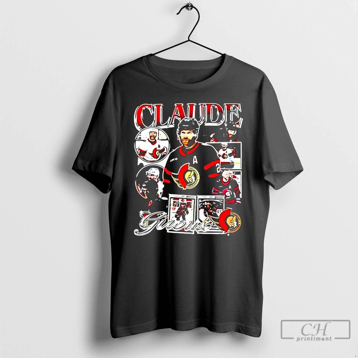 Classic Claude Giroux Senators Hockey 90s Bootleg T Shirts